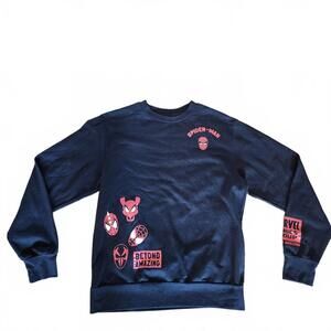 Spider-Man Boy's Graphic Sweatshirt - Marvel Apparel Size S